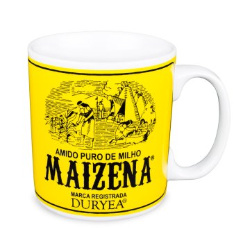 Caneca de Porcelana 320 ml decoração faixa-Maizena